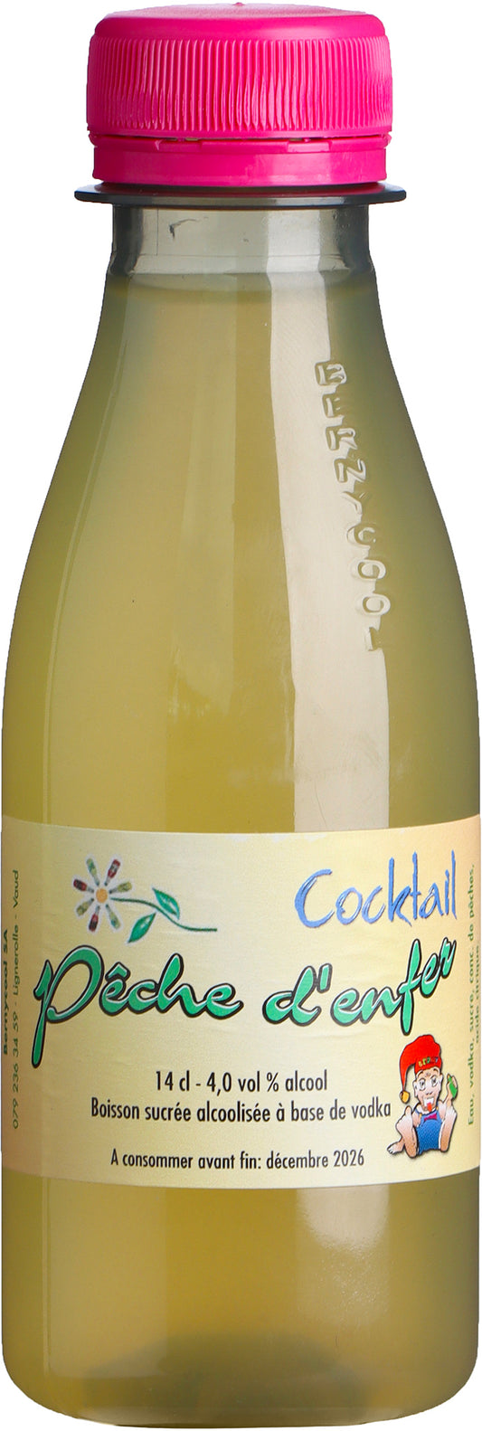 Pêche d'enfer cocktail 4%